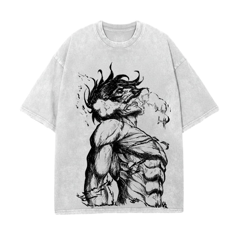EREN TITAN OVERSIZE T-SHIRT - ATTACK ON TITAN