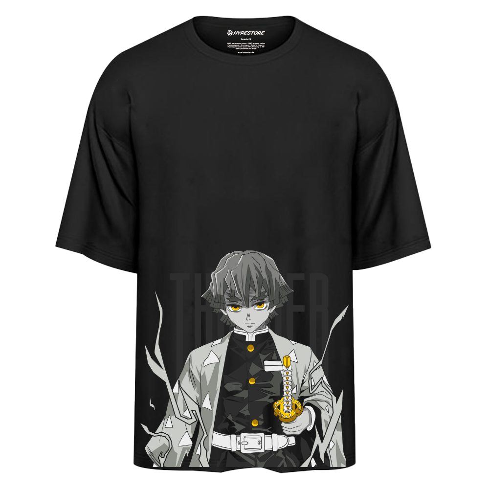 ZENITSU THUNDER OVERSIZE T-SHIRT - DEMON SLAYER