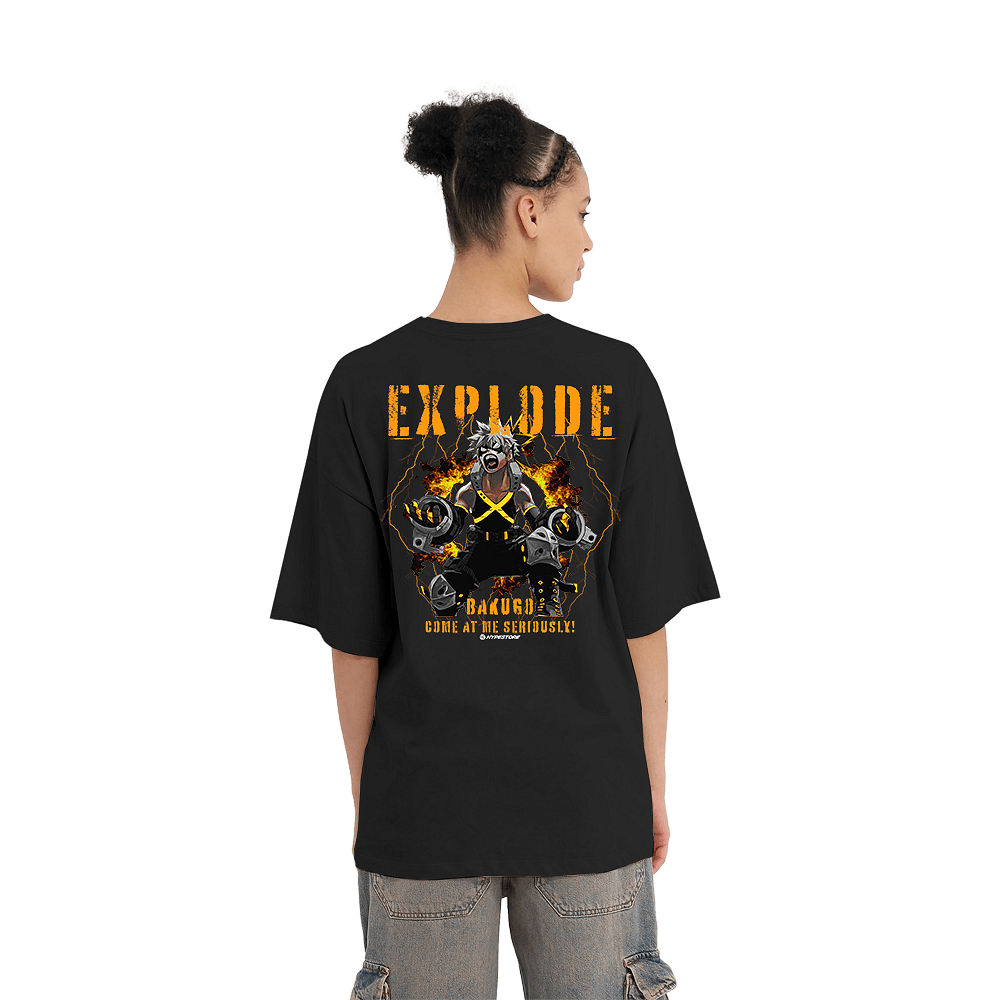 BAKUGO OVERSIZE T-SHIRT - MY HERO ACADEMIA - Hypestore