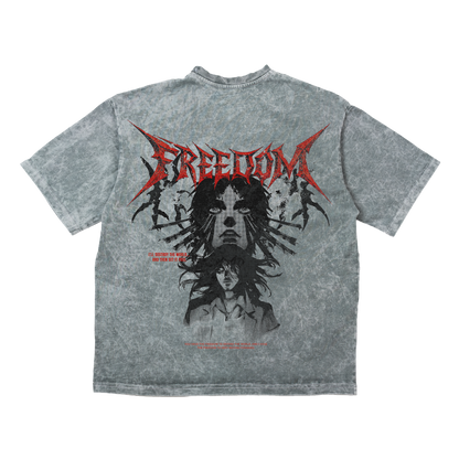 EREN FREEDOM OVERSIZE T-SHIRT - ATTACK ON TITAN