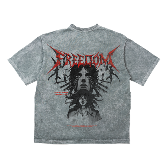 EREN FREEDOM OVERSIZE T-SHIRT - ATTACK ON TITAN