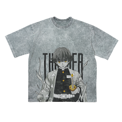 ZENITSU THUNDER OVERSIZE T-SHIRT - DEMON SLAYER