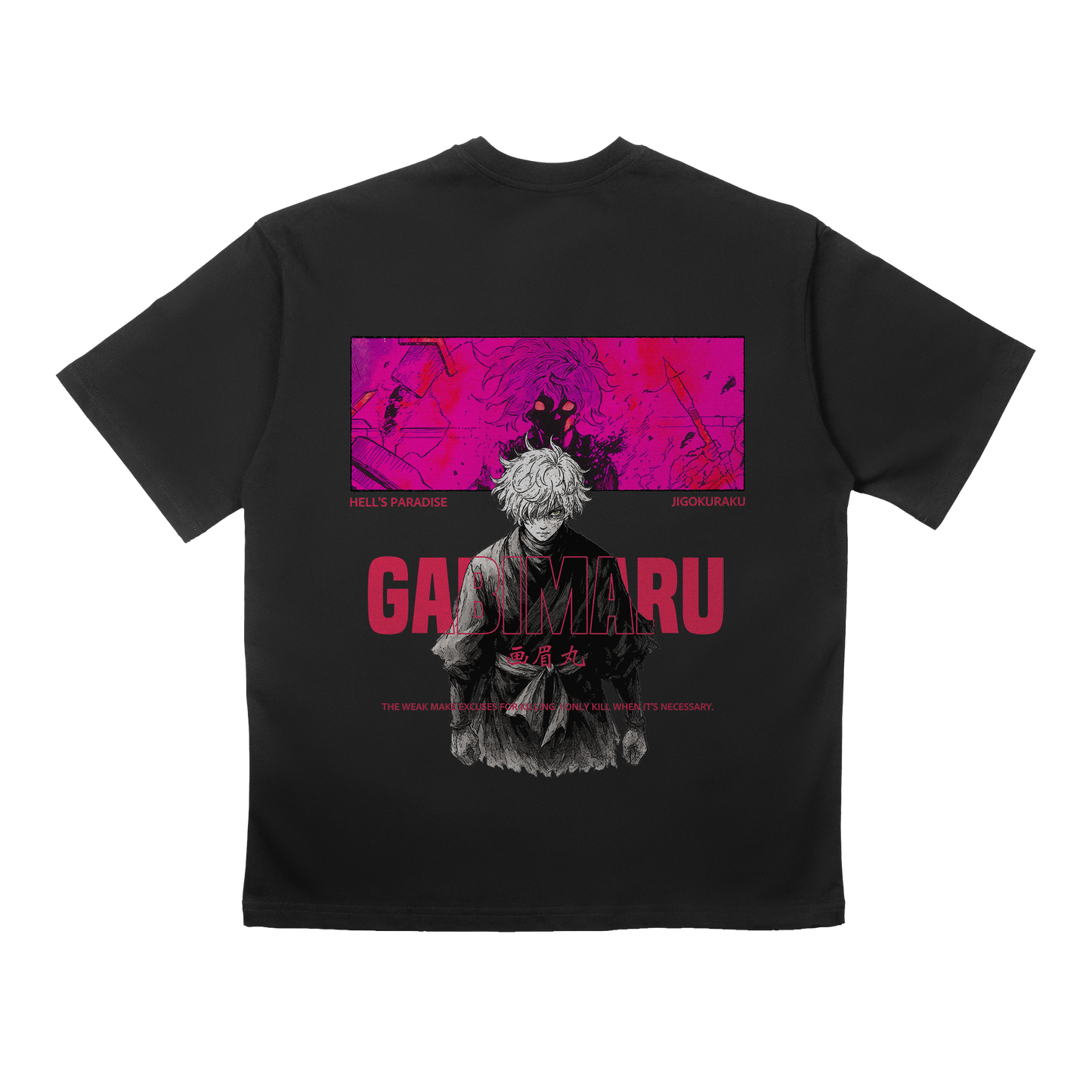 GABIMARU OVERSIZE T-SHIRT - HELL'S PARADISE