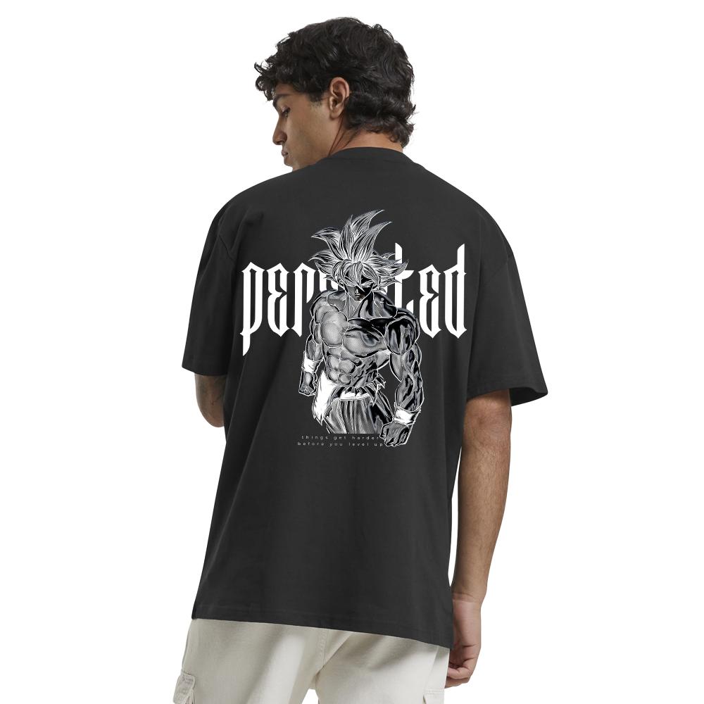 GOKU WHITE OVERSIZE T-SHIRT - DRAGON BALL