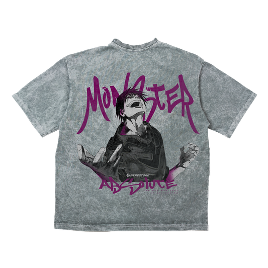 TOJI GRAY OVERSIZE T-SHIRT - SOLO LEVELING