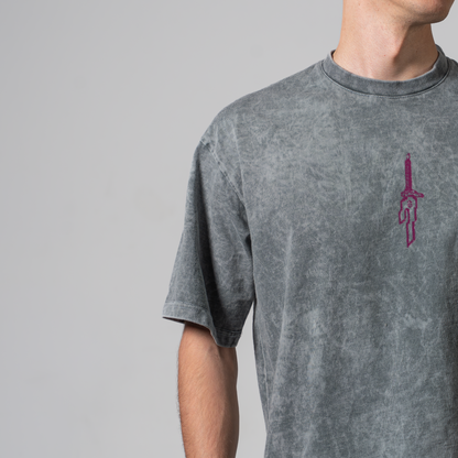 TOJI GRAY OVERSIZE T-SHIRT - SOLO LEVELING