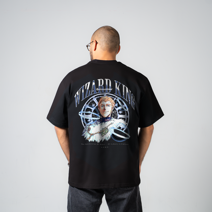WIZARD KING OVERSIZE T-SHIRT - BLACK CLOVER
