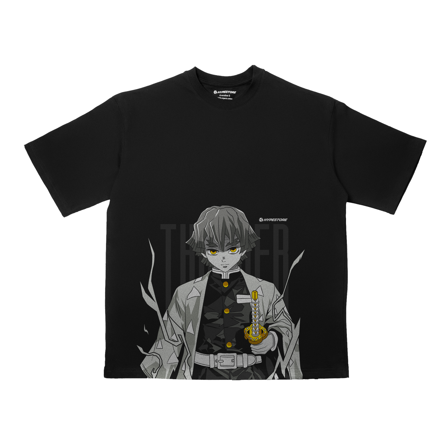 ZENITSU THUNDER OVERSIZE T-SHIRT - DEMON SLAYER