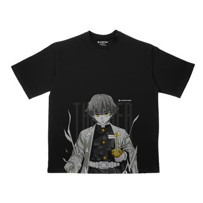 ZENITSU THUNDER OVERSIZE T-SHIRT - DEMON SLAYER
